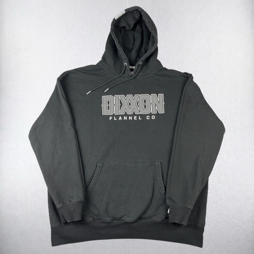 Dixxon Flannel Co Hoodie Mens XL Black Logo Graphic Fleece Pullover - Picture 1 of 8